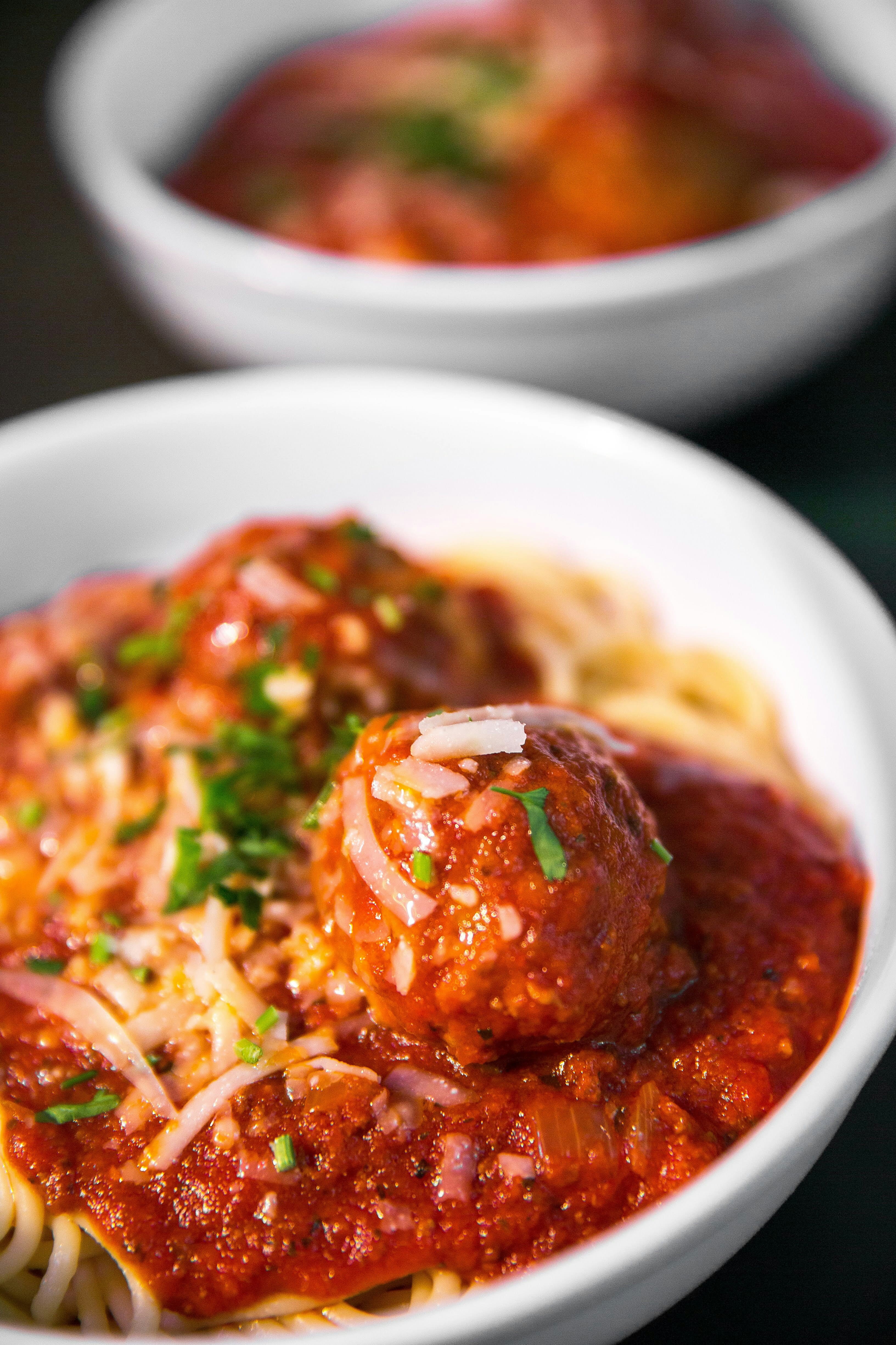 Spaghetti con Albóndigas