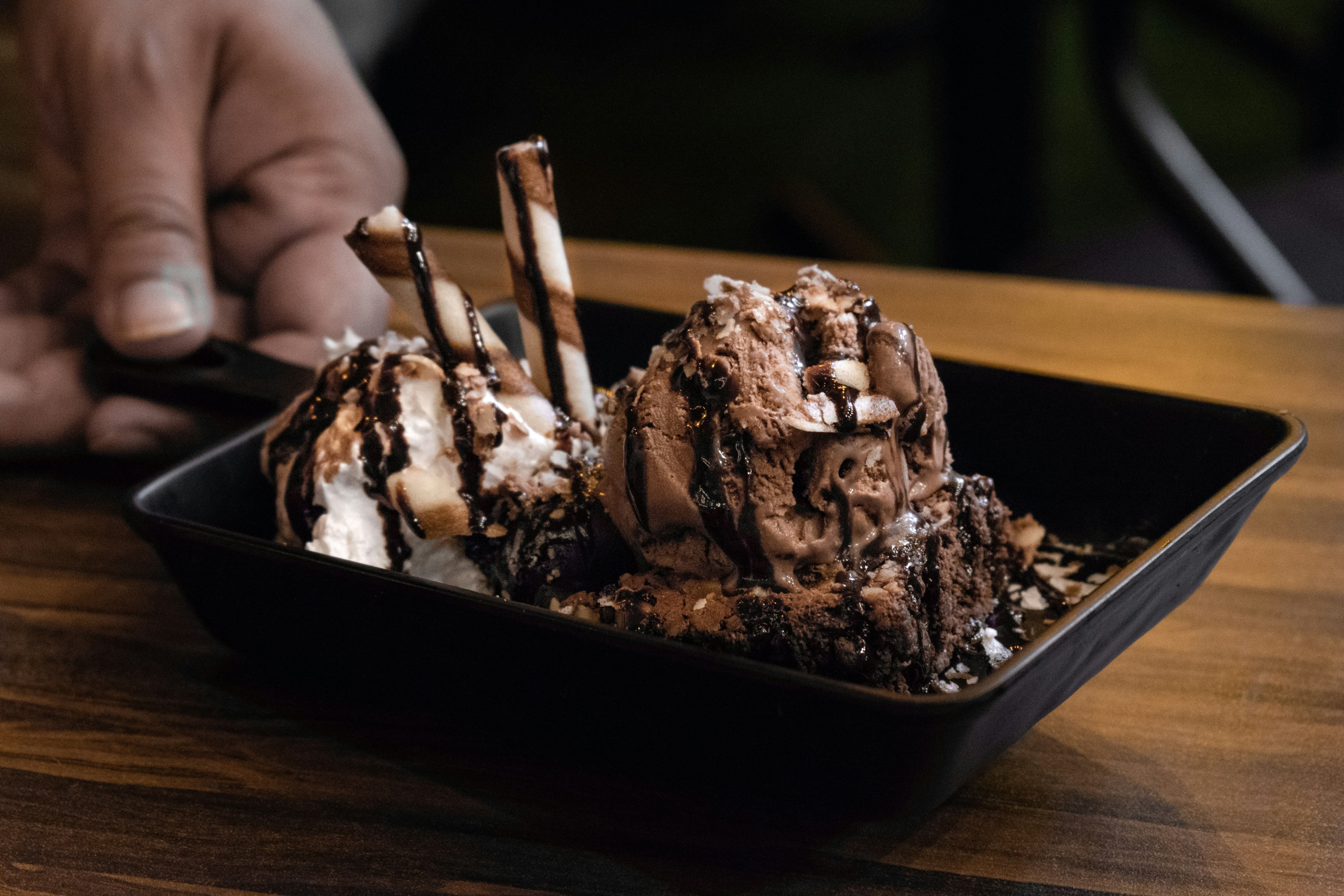 Brownie con Helado